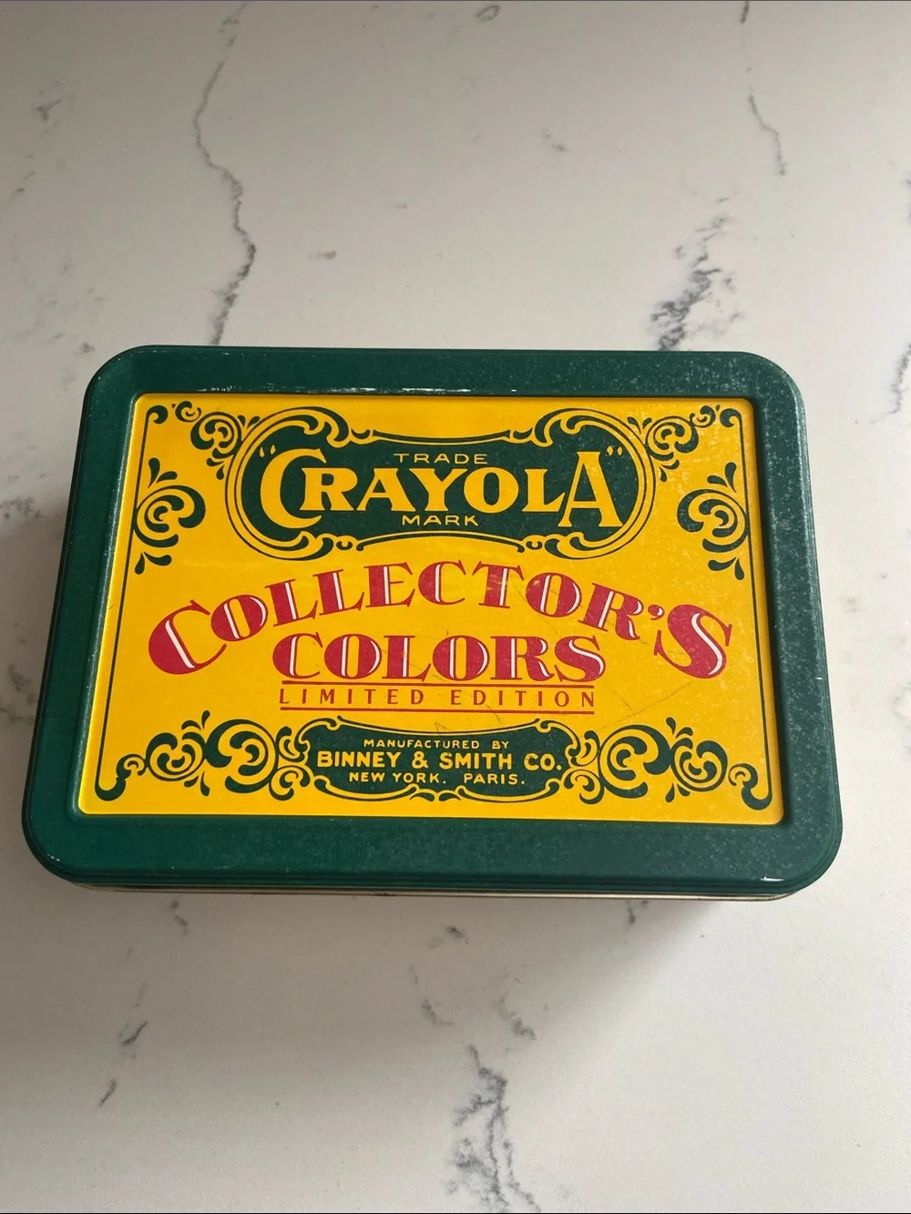 Vintage 1991 Crayola Collector’s Colors Limited Edition Tin